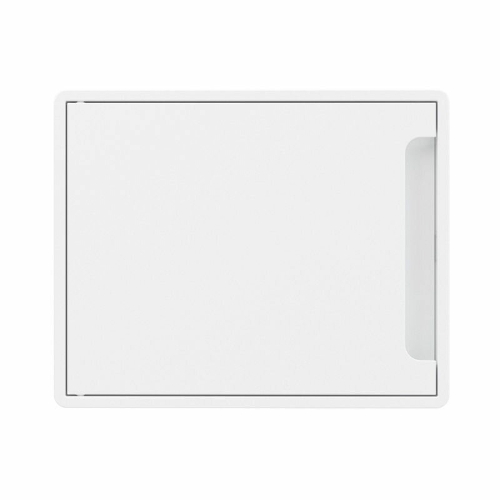 Щиток настенный FRAME DKC F08W1WW 8мод. с бел. дверцей с 2 шинами PEN на 6 и 8 отверст. белый
