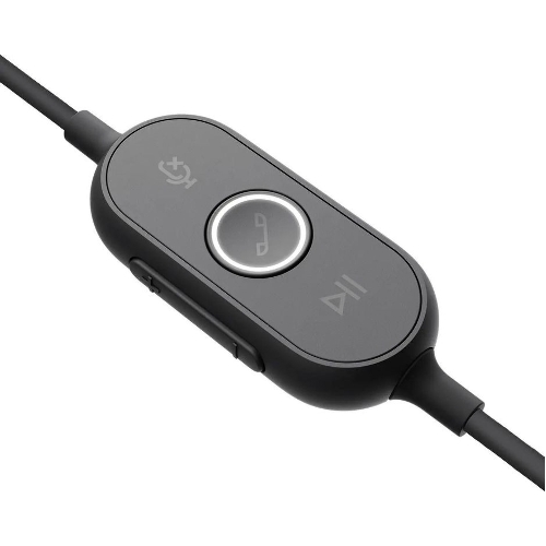 Гарнитура Logitech Zone Wired UC графит, проводная, USB-C, сертификация Microsoft Teams