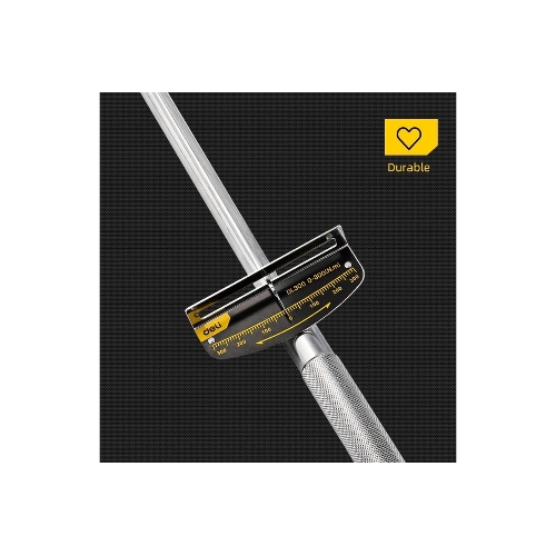 Динамометрический ключ Deli DL300 0-300Нм, 1/2";, длина 480мм, головка Cr-V, противоскользящая рукоятка