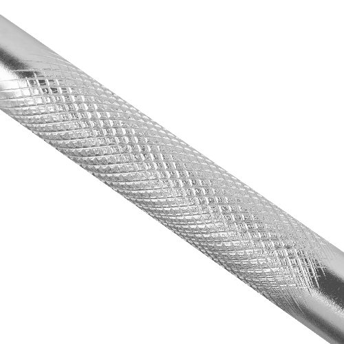 Вороток Г-образный Denzel 250x50 мм, квадрат 1/2", CrV, матовый хром