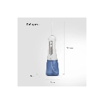 Ирригатор BQ IR001 White-Blue, Мощность: 10 Вт, Портативный, Объем резервуара 300 мл, 2 насадки и дорожный чехол в комплекте, 3 режима работы: Normal (нормальный), Soft (мягкий), Pulse (импульсный), Уровень влагозащиты: IPX7, Давление воды: 140-800 кПа, Число пульсаций: 1200-1600 имп/мин, Аккумулятор Li-ion 1400 мАч, 3.7 В, Время работы от аккумулятора до 60 минут, Время заряда аккумулятора: 4-5 часов, Автоматическое отключение через 2 мин, Вращение насадок на 360°, Съемный резервуар для воды, Индикация зарядки, Шкала уровня воды, USB кабель в комплекте
