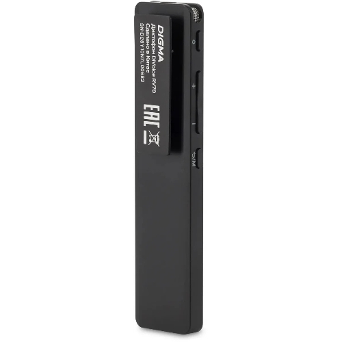 Диктофон Цифровой Digma DiVoice RV70 32Gb черный