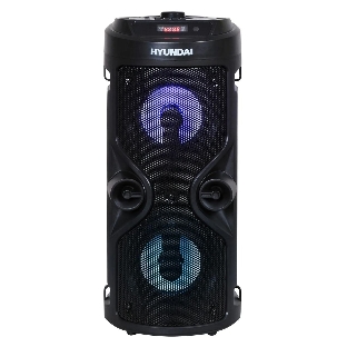 Минисистема Hyundai H-MC150 черный 50Вт/FM/USB/BT/SD/MMC