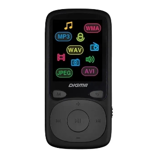 Плеер Hi-Fi Flash Digma B4 8Gb черный/1.8"/FM/microSDHC