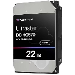 Жесткий диск серверный Western Digital 3.5"; 22Tb Ultrastar DC HC570 (WUH722222ALE6L4) SATA 6Gb/s, 7200rpm, 512MB, 4k/512e, Helium, Bulk