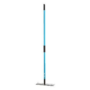 Грабли Palisad LUXE стальные, 355х1520 мм, 14 зубьев, фибергласовый черенок, ПВХ накладка