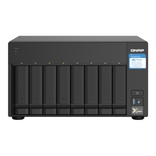 Сетевое хранилище без дисков SMB QNAP TS-832PX-4G 8-Bay NAS, AL324 64-bit quad-core 1.7GHz, 4Gb DDR4 SO-DIMM RAM (up to 1x16 Gb), 8 x 3.5"/2.5" drive slots, 2 x 10GbE SFP+ LAN, 2 x 2.5 GbE LAN, 3 x USB 3.2, PCIe slotGen.2 x 2, 3xUSB 3.2