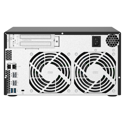 Сетевое хранилище без дисков SMB QNAP TS-832PX-4G 8-Bay NAS, AL324 64-bit quad-core 1.7GHz, 4Gb DDR4 SO-DIMM RAM (up to 1x16 Gb), 8 x 3.5"/2.5" drive slots, 2 x 10GbE SFP+ LAN, 2 x 2.5 GbE LAN, 3 x USB 3.2, PCIe slotGen.2 x 2, 3xUSB 3.2