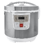 Мультиварка SUPRA MCS-4115 5 л, 900 Вт, 11 программ, серебристый/белый