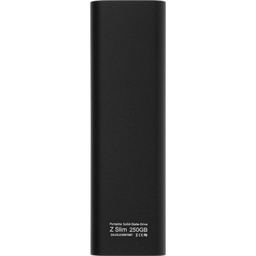 Внешний SSD Netac Z SLIM, 250 Gb, USB 3.2 Gen 2 Type-C, R/W 550/480, черный