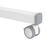 Стол для ноутбука Cactus VM-FDS102 столешница МДФ белый 80x60x122см (CS-FDS102WWT)