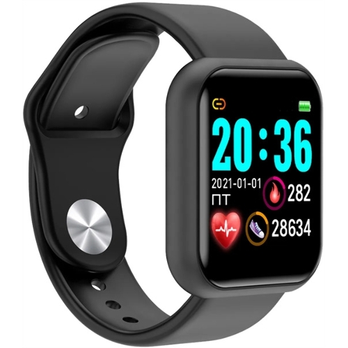 Умные часы IRBIS IceLine, 1.3", TFT, Bluetooth, IP65, черный