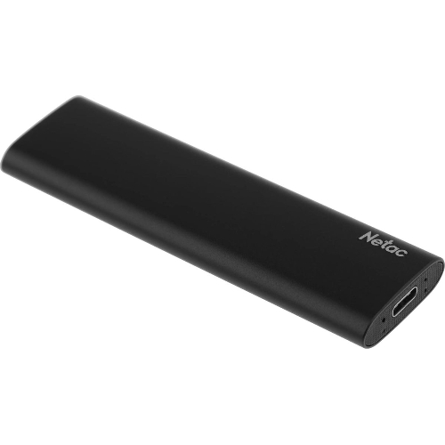Внешний SSD Netac Z SLIM, 250 Gb, USB 3.2 Gen 2 Type-C, R/W 550/480, черный
