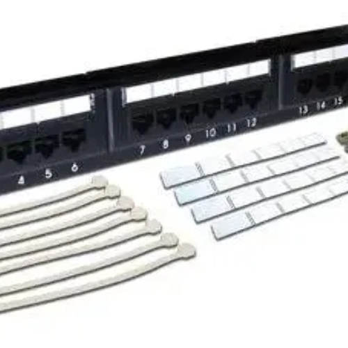 Патч-панель Lanmaster TWT-PP24UTP 19" 1U 24xRJ45 кат.5e UTP