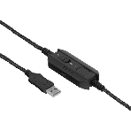 Гарнитура Oklick HS-L930G чёрный/синий, проводная, USB, подсветка