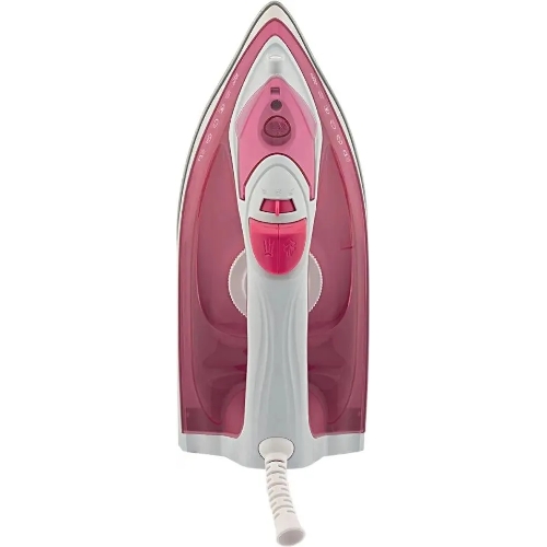Утюг Scarlett SC-SI30K56 розовый, 2400; Световой индикатор работы: Да; Регулируемый пар до г/мин: 35; Паровой удар до г/мин: 140; Резервуар для воды, мл: 280; Функция разбрызгивания воды: Да; Терморегулятор: Да; Вертикальное отпаривание: Да; Регулировка степени отпаривания: Да; Покрытие подошвы: Керамическая подошва KeramoPro; Самоочистка: Да; Система защиты от накипи ANTI-CALC: Да; Функция автоотключения AUTO-SHUT OFF: Да; Размер утюга Ш*В*Г, мм: 289*120*140; Шарнирное крепление шнура: Да; Длина электрошнура, м: 1.8; Цвет шнура: В цвет корпуса;