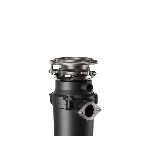 Измельчитель пищевых отходов Kuppersberg WSS 550 B, High-Tech, мощность 550 Вт, 3400-3800 об/мин, защита от перегрева, авто выключение, DC мотор, уровень шума 75 дБ, черный