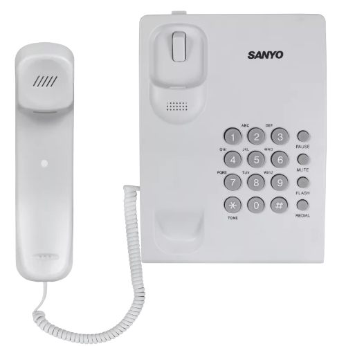 Телефон проводной SANYO RA-S204W белый