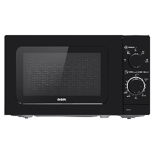 Микроволновая печь BBK 20MWS-717M/B черный, 20 л, 700 Вт, переключатели - поворотный механизм