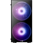 Компьютерный корпус Aerocool/Formula Python (3xUSB, 2xAudio, 0.5 мм,2x200 мм FAN, прозрачная стенка-закаленное стекло, ATX, без БП)