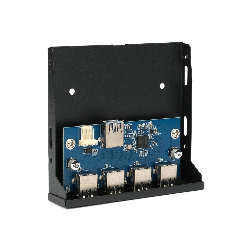 Планка USB 3.0 на переднюю панель 3.5" Gembird FP3.5-USB3-4A, USB, 4xUSB-A 3.0