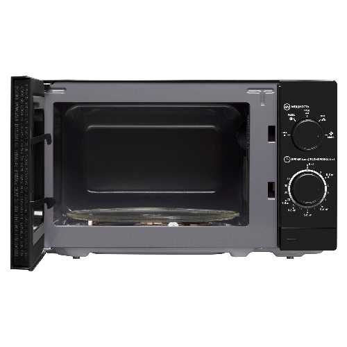 Микроволновая печь BBK 20MWS-717M/B черный, 20 л, 700 Вт, переключатели - поворотный механизм