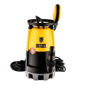 Дренажный насос Denzel DP-900S для чистой и грязной воды, 900 Вт, напор 9 м, 18000 л/ч