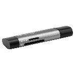 Кард-ридер Digma CR-СU2520-G/серый/SD/TF/micro-SD/micro-SDXC/miсro-SDHC/USB 2.0/Type-C/алюминий