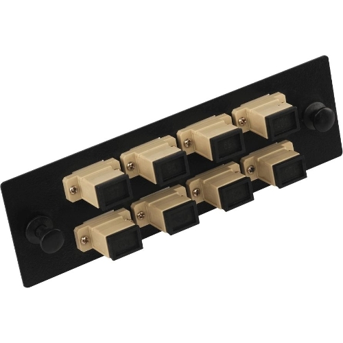 Панель Lanmaster LAN-APM-8X2LC/OS2 1/4 19" 8xLC дупл. 9/125 OS2 (упак.:1шт)