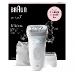 Эпилятор BRAUN SE7-041 белый/серебристый