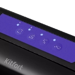 Вакуумный упаковщик Kitfort КТ-1528-1 110Вт черный/фиолетовый