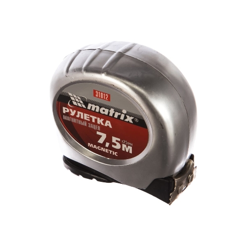 Рулетка Matrix Magnetic, 7,5 м х 25 мм, магнитный зацеп