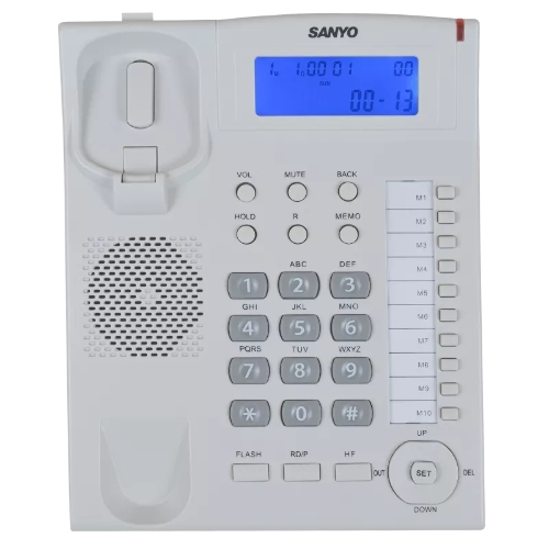 Телефон проводной SANYO RA-S517W белый