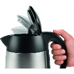 Чайник электрический Bosch TWK3P420 1.7 л, 2400 Вт, черный (корпус: нержавеющая сталь)