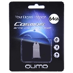 Флешка USB QUMO 64 Gb Cosmos цвет корпуса серебристый2.0 (QM64GUD-Cos-s)