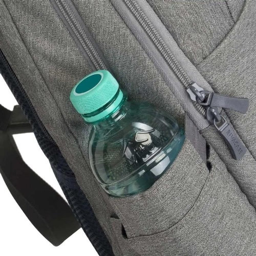 Рюкзак для ноутбука 15.6" Riva 7760 серый полиэстер