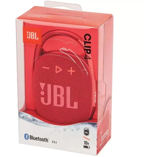 Портативная акустика JBL CLIP 4, красный