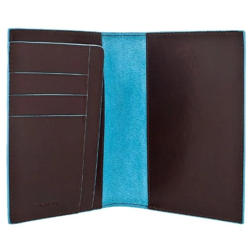 Обложка для паспорта Piquadro Blue Square PP1660B2/MO коричневый натур.кожа