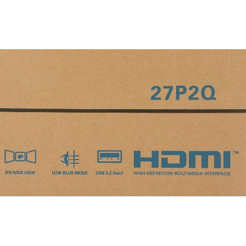 Монитор 27" AOC 27P2Q IPS 1920x1080, 75 Гц, 4 мс, 16:9, 250 кд/м2, 1хDVI, 1хDP, 1xHDMI, 1xVGA, 1x3.5 мм, черный