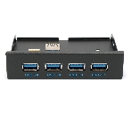 Планка USB 3.0 на переднюю панель 3.5" Gembird FP3.5-USB3-4A, USB, 4xUSB-A 3.0