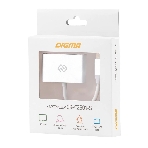 Кард-ридер Digma CR-С2501-S/серебристый/SD/TF/micro-SD/USB Type-C/алюминий