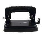 Дырокол Kw-Trio Classic Mini 09065BLACK, до 10 листов, металл черный, отверстий: 2, с линейкой