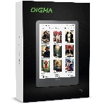 Электронная книга Digma P6 6" E-Ink Kaleido 1072x1448 Touch Screen 1.8Ghz 3072/32Gb/SD/microSDHC темно-серый