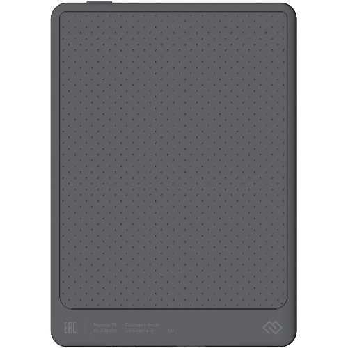 Электронная книга Digma P6 6" E-Ink Kaleido 1072x1448 Touch Screen 1.8Ghz 3072/32Gb/SD/microSDHC темно-серый