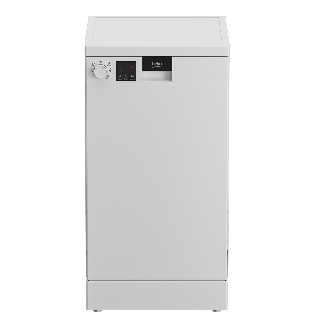 Посудомоечная машина Beko DVS050R01W, белый, 44.8 см, 10 компл., сушка конденсационная, 49 дБ, класс A