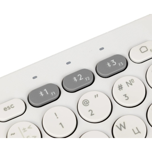 Клавиатура беспроводная Logitech K380, Bluetooth, белый
