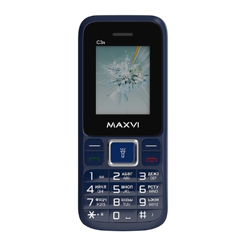 Мобильный телефон Maxvi C3n маренго