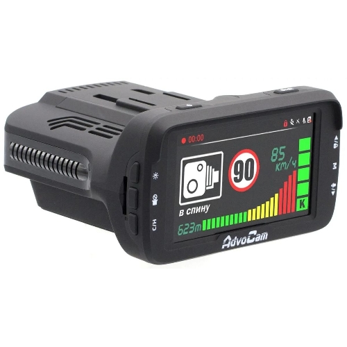 Видеорегистратор AdvoCam FD Combo GPS, 1920x1080, 2.7", GPS, G-сенсор, датчик движения, GPS-информатор