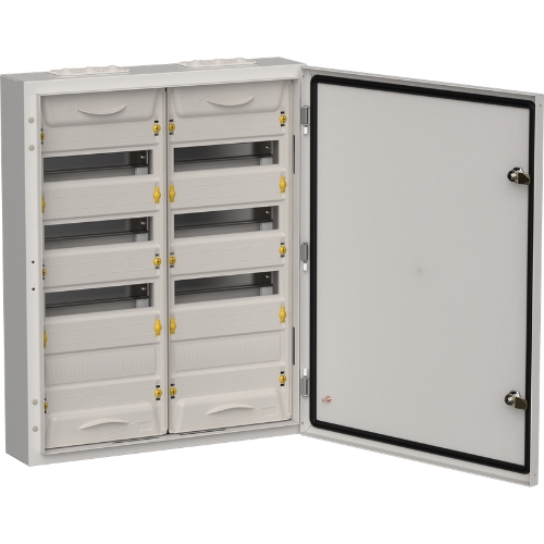 Корпус металлический IEK TITAN 5 ЩРн-96 (2х48) 710х570х140 IP54 серый