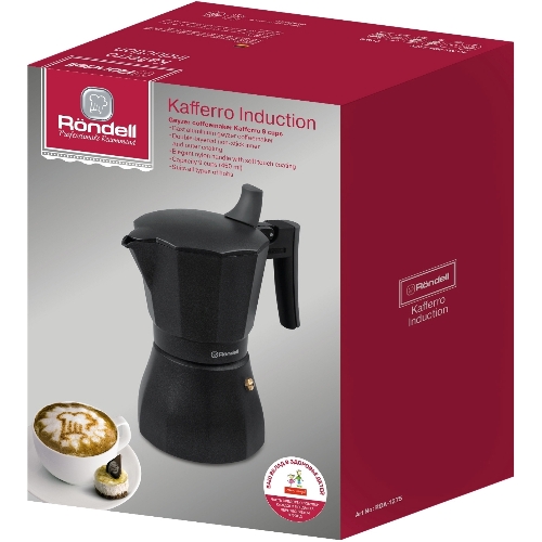 Гейзерная кофеварка 9 чашек Kafferro Induction Rondell RDA-1275